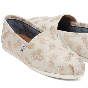 TOMS Pineapple Slip Ons